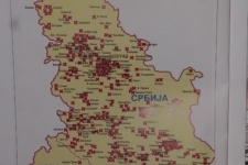 14-20. Karta SRJ, mesta bombardovanja